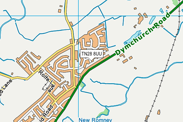 TN28 8UU map - OS VectorMap District (Ordnance Survey)