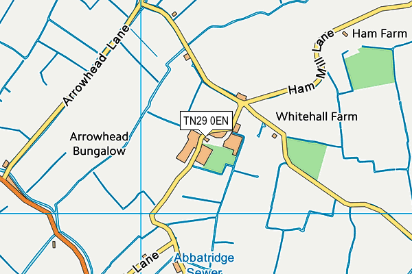 TN29 0EN map - OS VectorMap District (Ordnance Survey)