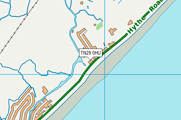 TN29 0HU map - OS VectorMap District (Ordnance Survey)
