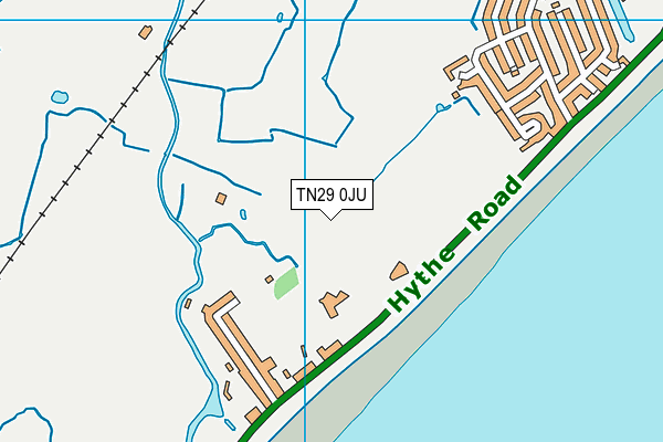 TN29 0JU map - OS VectorMap District (Ordnance Survey)