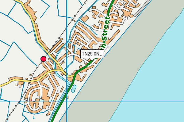 TN29 0NL map - OS VectorMap District (Ordnance Survey)
