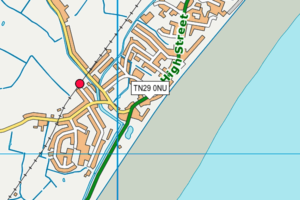 TN29 0NU map - OS VectorMap District (Ordnance Survey)