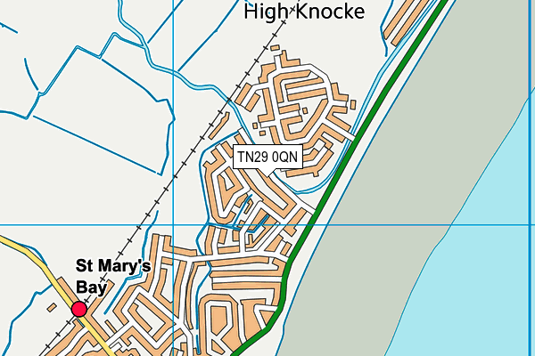 TN29 0QN map - OS VectorMap District (Ordnance Survey)