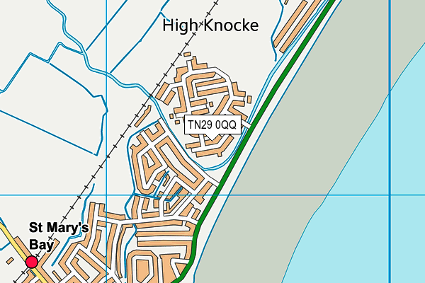 TN29 0QQ map - OS VectorMap District (Ordnance Survey)