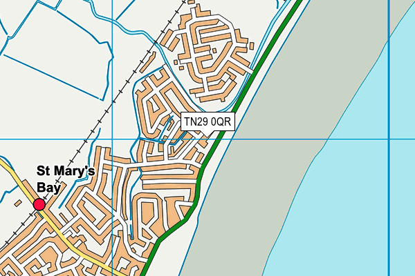 TN29 0QR map - OS VectorMap District (Ordnance Survey)