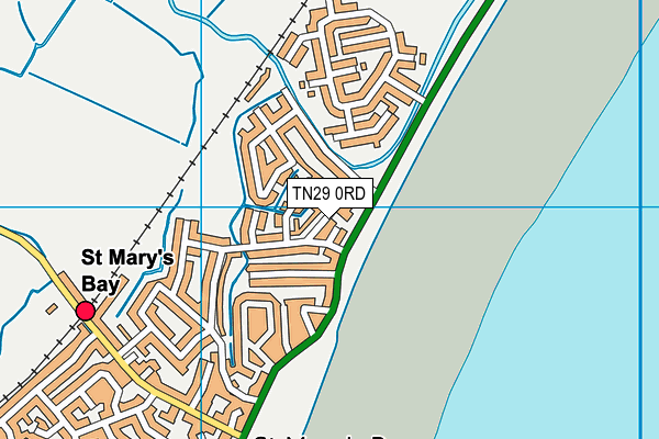 TN29 0RD map - OS VectorMap District (Ordnance Survey)