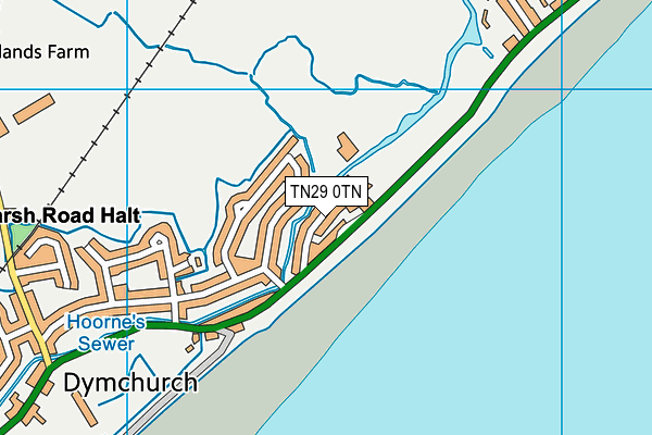 TN29 0TN map - OS VectorMap District (Ordnance Survey)