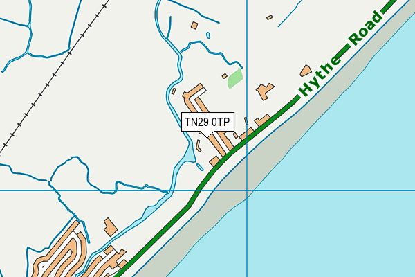 TN29 0TP map - OS VectorMap District (Ordnance Survey)