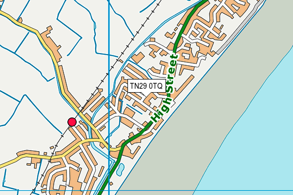 TN29 0TQ map - OS VectorMap District (Ordnance Survey)