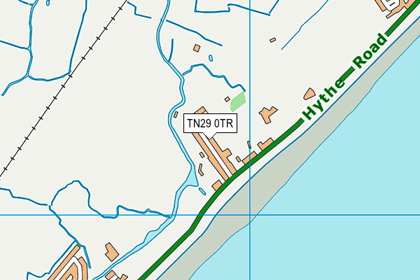 TN29 0TR map - OS VectorMap District (Ordnance Survey)