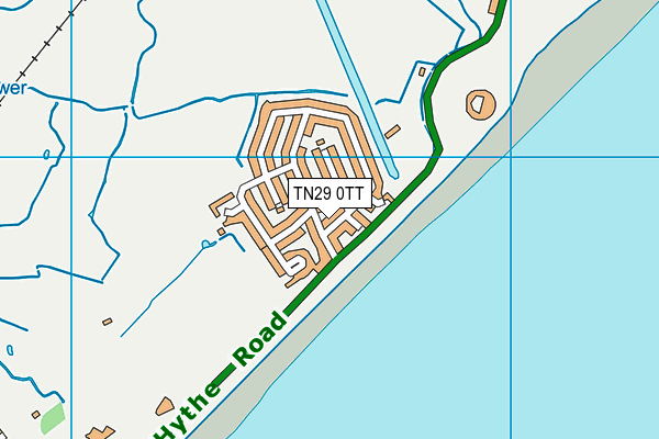 TN29 0TT map - OS VectorMap District (Ordnance Survey)