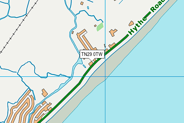 TN29 0TW map - OS VectorMap District (Ordnance Survey)
