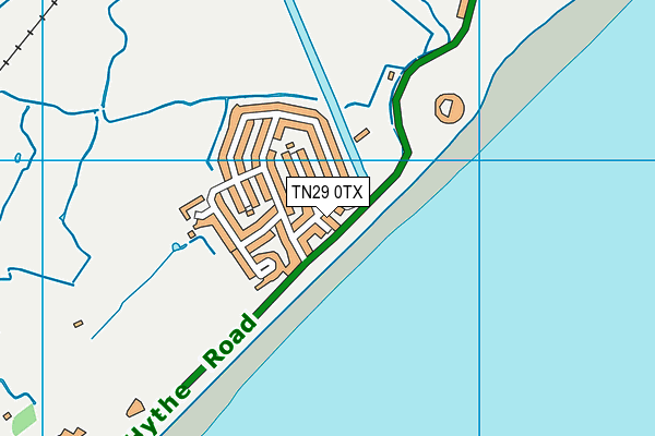 TN29 0TX map - OS VectorMap District (Ordnance Survey)
