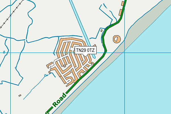 TN29 0TZ map - OS VectorMap District (Ordnance Survey)