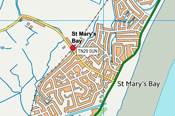 TN29 0UN map - OS VectorMap District (Ordnance Survey)