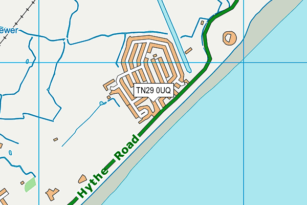 TN29 0UQ map - OS VectorMap District (Ordnance Survey)