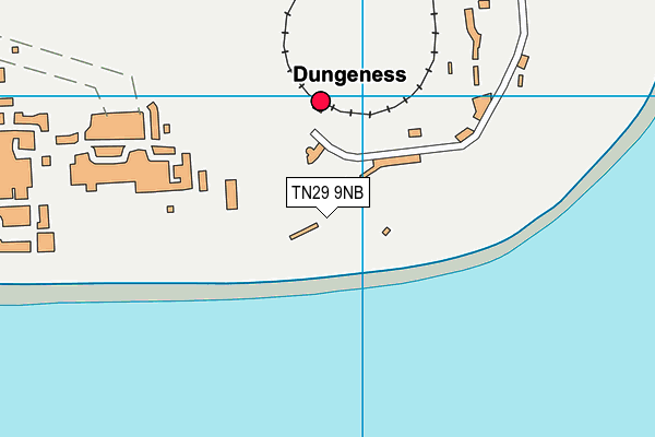 TN29 9NB map - OS VectorMap District (Ordnance Survey)