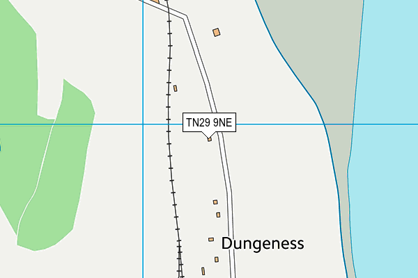 TN29 9NE map - OS VectorMap District (Ordnance Survey)