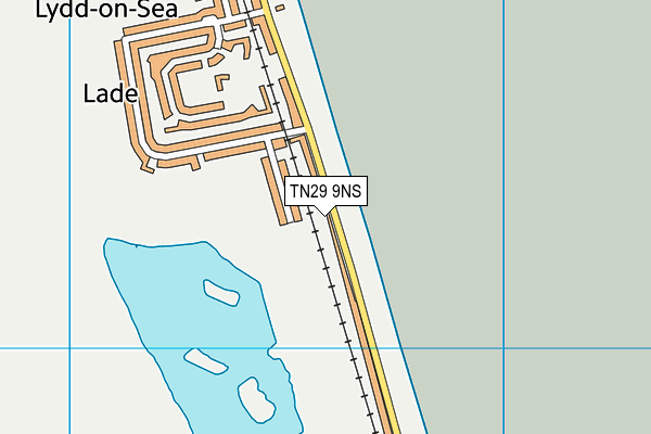 TN29 9NS map - OS VectorMap District (Ordnance Survey)