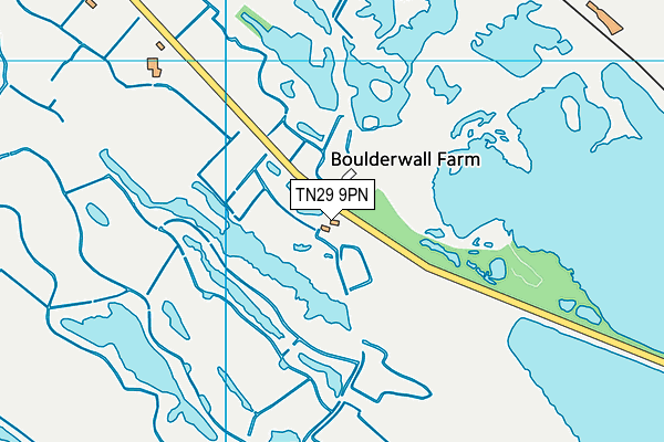 TN29 9PN map - OS VectorMap District (Ordnance Survey)
