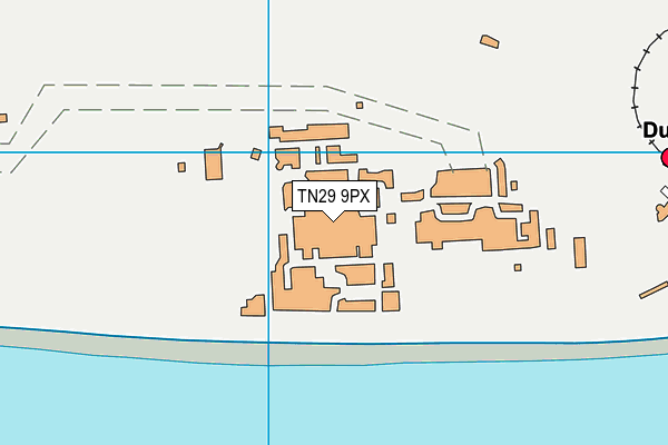 TN29 9PX map - OS VectorMap District (Ordnance Survey)