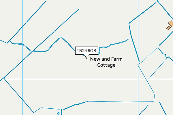 TN29 9QB map - OS VectorMap District (Ordnance Survey)