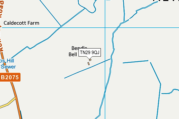 TN29 9QJ map - OS VectorMap District (Ordnance Survey)
