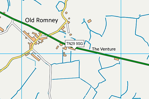 TN29 9SG map - OS VectorMap District (Ordnance Survey)