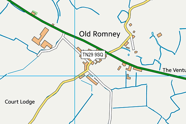 TN29 9SQ map - OS VectorMap District (Ordnance Survey)