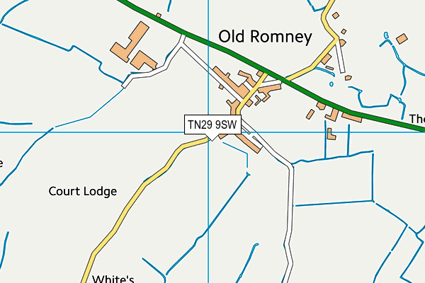 TN29 9SW map - OS VectorMap District (Ordnance Survey)