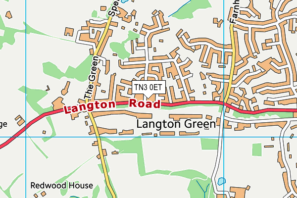 TN3 0ET map - OS VectorMap District (Ordnance Survey)