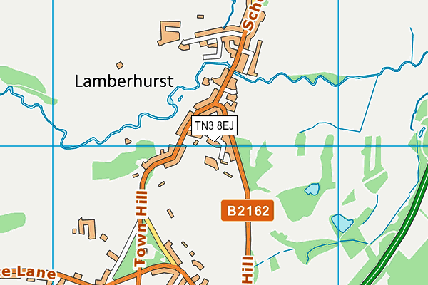 Lamberhurst St Mary's CofE (Voluntary Controlled) Primary School map (TN3 8EJ) - OS VectorMap District (Ordnance Survey)
