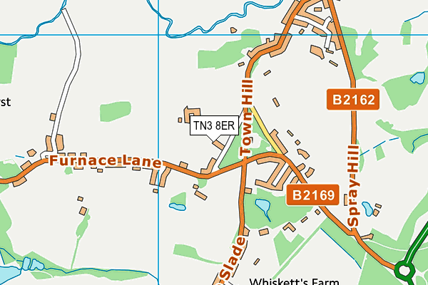 TN3 8ER map - OS VectorMap District (Ordnance Survey)