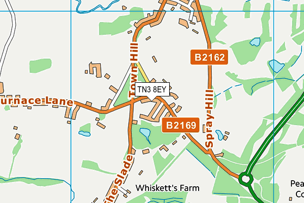 TN3 8EY map - OS VectorMap District (Ordnance Survey)