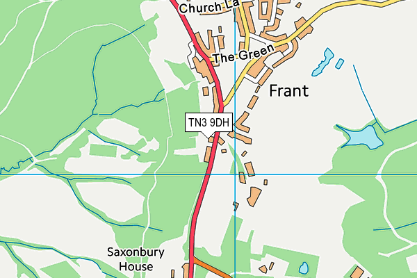 TN3 9DH map - OS VectorMap District (Ordnance Survey)