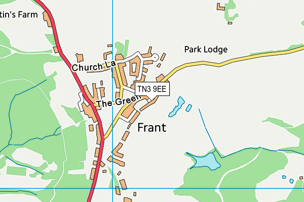 TN3 9EE map - OS VectorMap District (Ordnance Survey)