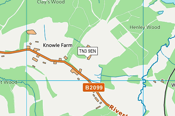 TN3 9EN map - OS VectorMap District (Ordnance Survey)