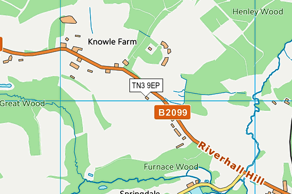 TN3 9EP map - OS VectorMap District (Ordnance Survey)