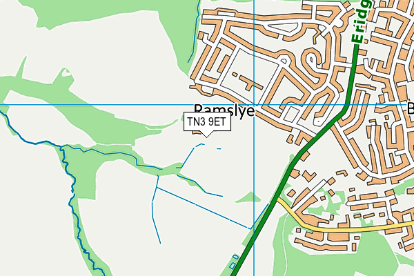 TN3 9ET map - OS VectorMap District (Ordnance Survey)