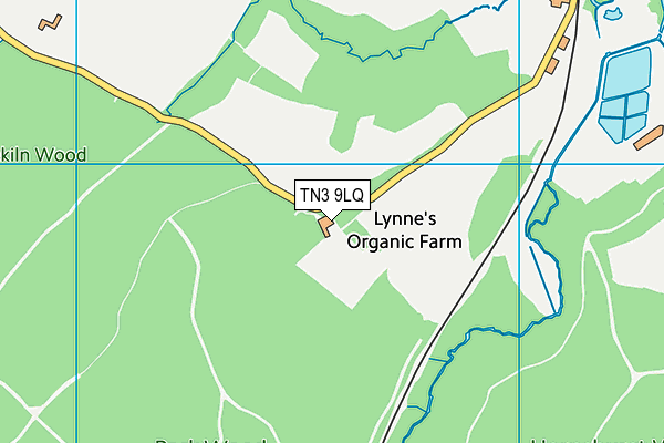 TN3 9LQ map - OS VectorMap District (Ordnance Survey)
