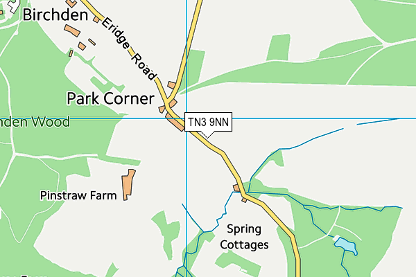 TN3 9NN map - OS VectorMap District (Ordnance Survey)