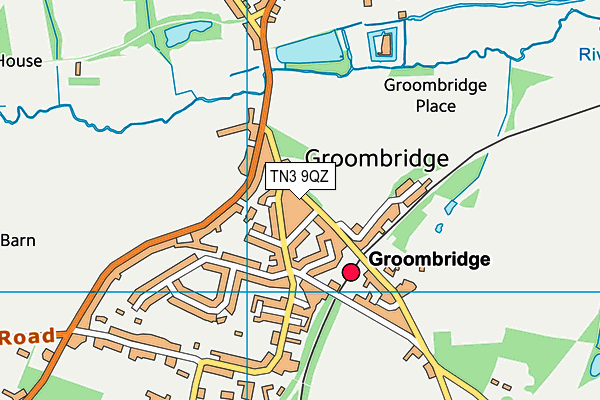 TN3 9QZ map - OS VectorMap District (Ordnance Survey)