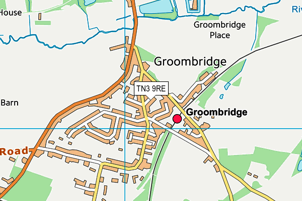 TN3 9RE map - OS VectorMap District (Ordnance Survey)