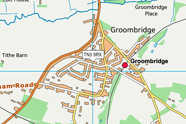 TN3 9RX map - OS VectorMap District (Ordnance Survey)