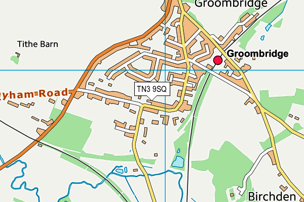 TN3 9SQ map - OS VectorMap District (Ordnance Survey)