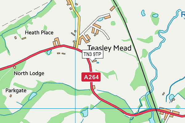 TN3 9TP map - OS VectorMap District (Ordnance Survey)