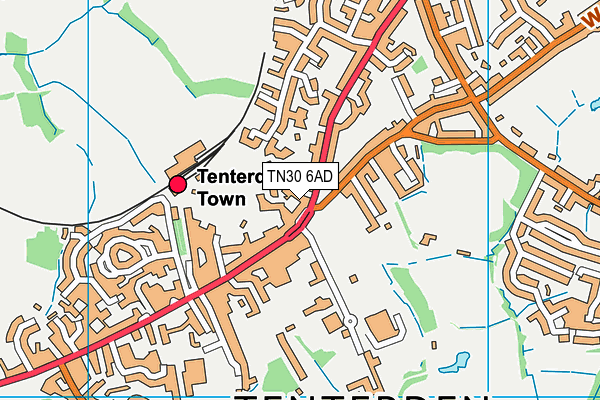 Map of THE BORO AIR BNB LTD at district scale