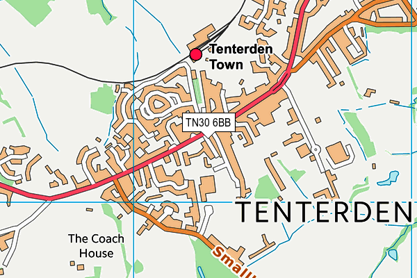 TN30 6BB map - OS VectorMap District (Ordnance Survey)