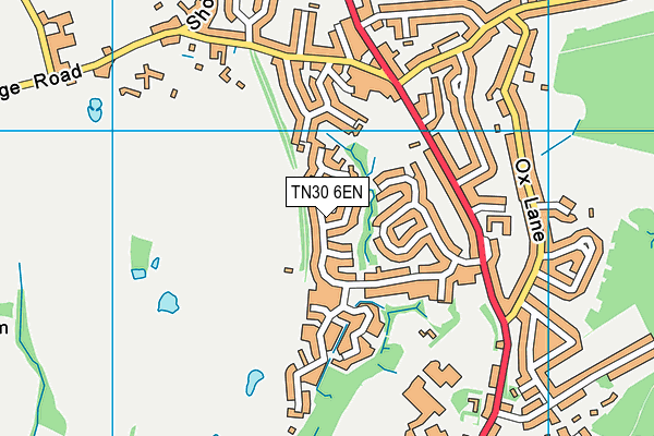 TN30 6EN map - OS VectorMap District (Ordnance Survey)