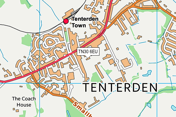 TN30 6EU map - OS VectorMap District (Ordnance Survey)